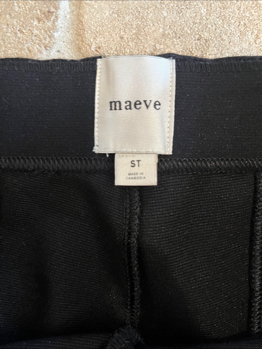 Maeve The Margot Black Kick Flare Ponte Pants - Picture 4 of 7